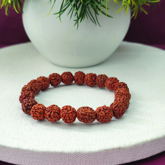 Spiritual Protection Rudraksha Stretch Bracelet
