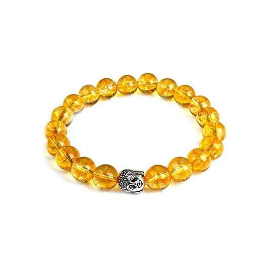 Natural Citrine Crystal Yellow Bracelet – Positive Energy Stone Jewelry