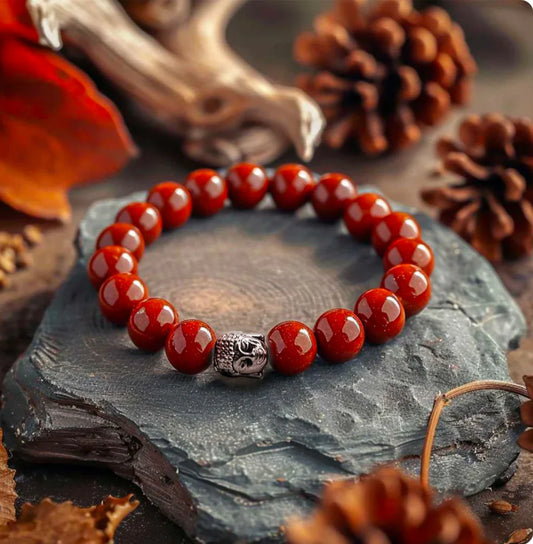 Natural Red Jasper Bracelet – Bold & Timeless Design